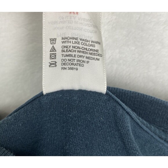 Vintage Anvil Iron Horse Bike Week 2004 Graphic Shirt Mens XL Black Short Sleeve - Picture 12 of 12